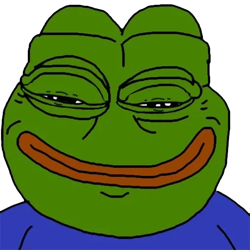 The original smirking Froguza frog